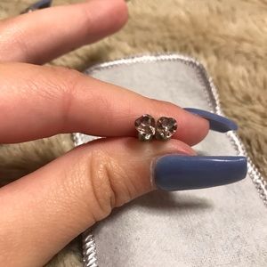 Pink Heart Shaped Earrings